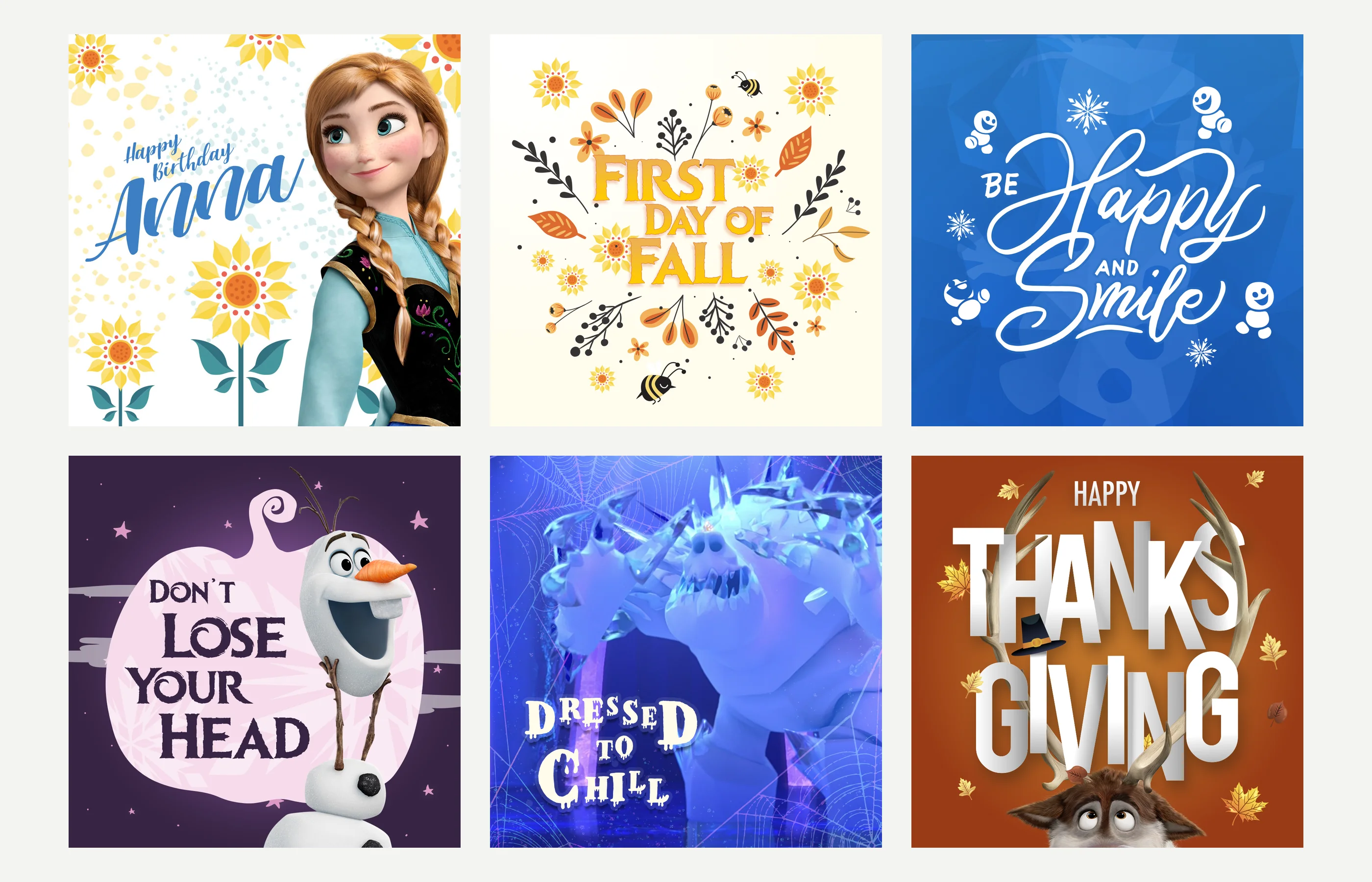Holiday posts and Anna's birthday