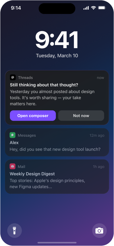 Re-engagement Notification Design